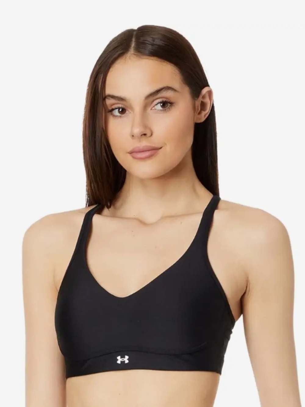 NWT Under Armour Infinity Low Impact Low Sports Bra in Black Size Small